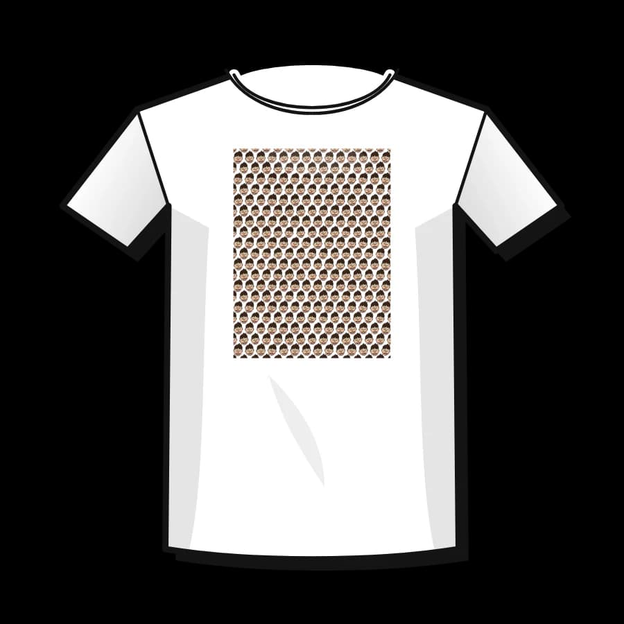 Le T-shirt Face Plastron